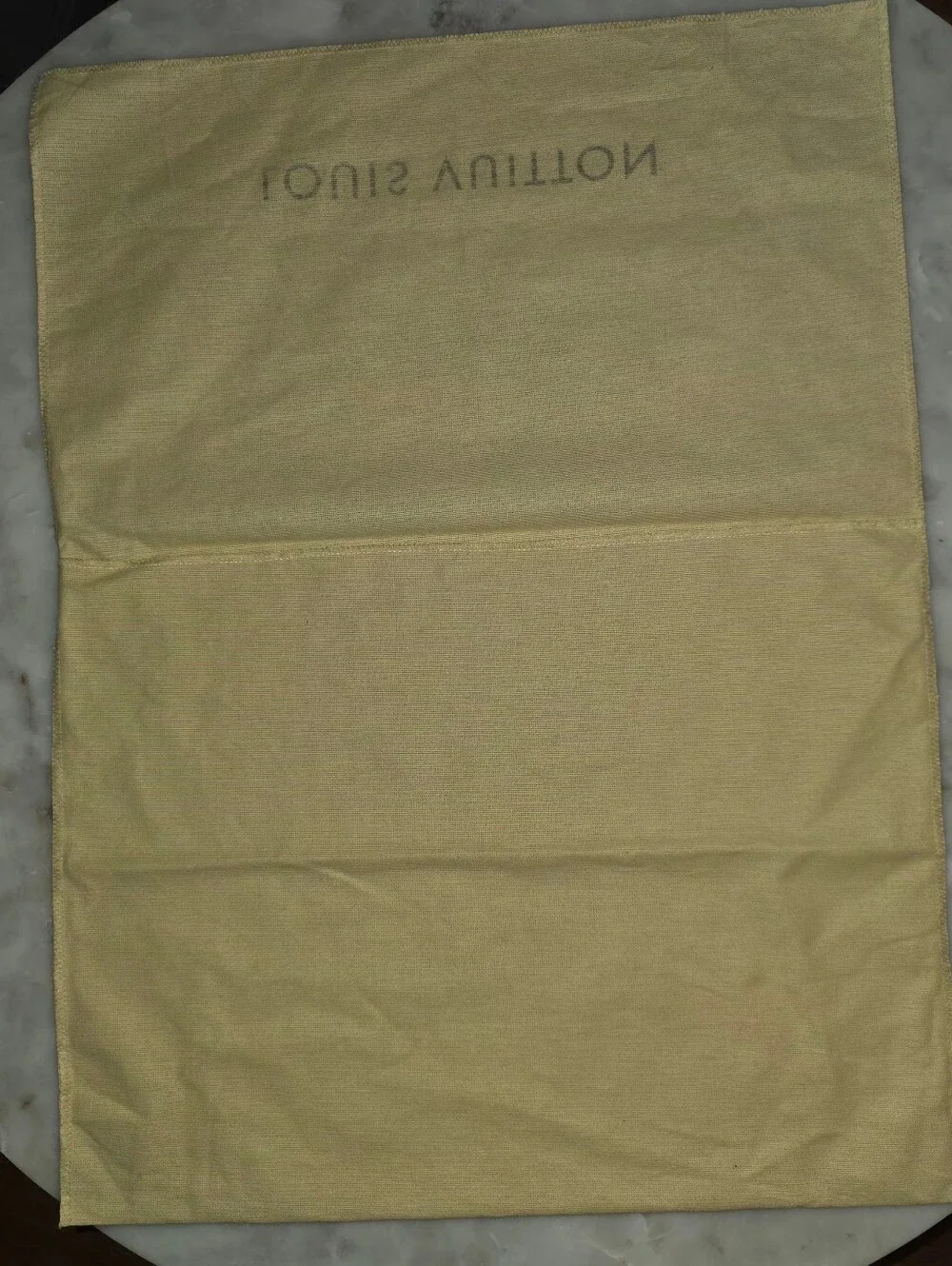 Louis Vuitton Dustbag In Beige Canvas-17.75
